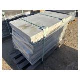 NEW 8pc 24"X36" Light Gray Non-Textured Paver