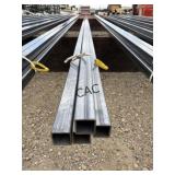 4pc 1.5"x1.5ï¿½x21ï¿½4ï¿½ Galv. Square Tubing 12ga