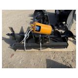 NEW Future Skid Steer Auger w/3 Bits (Black)
