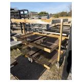 Industrial Metal Rolling Rack/Cart