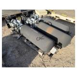 Lot of 3 Gast Piston Air Compressors with Tanks