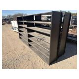Lot of 2 Metal Shelving Units