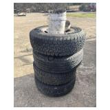 Lot of 4 Goodyear LT245/75R17 Tires