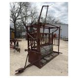 Towable Squeeze Chute (No Wheels)