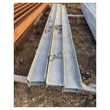 7pc Galv. Steel I-Beams