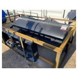 NEW Mower King 72" Skid Steer Angle Broom