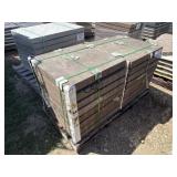 16ct 24"X24" Light Textured Brown Stone