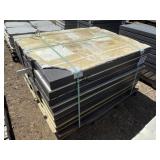 24ct 12"X48" Textured Dark Gray Stone