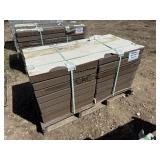 16ct 24"X24" Light Textured Brown Stone