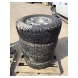 Lot of 4 Chevrolet 6 Lug Wheels/Tires