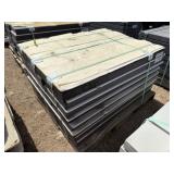 24ct 12"X48" Textured Dark Gray Stone