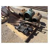 Pallet Lot of Hand Tools, Blowers & Winches