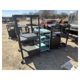 Lot of 4 Rolling Tool Cart