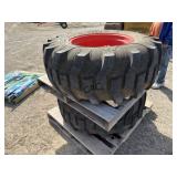 Lot of 2 Titan Foam Filled Tractor Tires 17.5L-24