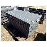 8ct 24"X48" Non-Textured Dark Gray Stone