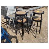 Lot of Assorted Stools