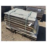 8ct 24"X36" Non-Textured Brown Stone