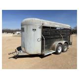 1985 W-W T/A Livestock Trailer (BOS)