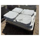 24ct 17"X20" Stepping Stone Light Gray