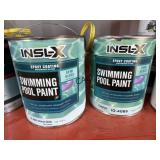 2pk NEW 1GAL INSL-X Semi Gloss Swimming Pool Paint
