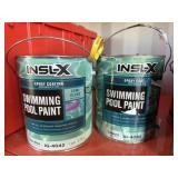 2pk NEW 1GAL INSL-X Semi Gloss Swimming Pool Paint