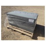 8ct 24"X48" Non-Textured Dark Gray Stone