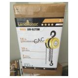 NEW Land Honor 2 Ton Manual Chain Lever Hoist