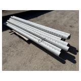 14pcs of 4" PVC Irrigation Pipe