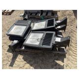 Lot of 6 Parking Lot Lights