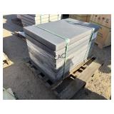 8ct 24"X36" Non-Textured Dark Gray Stone