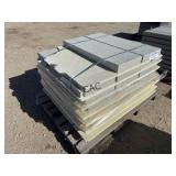 23ct 12"X36" Textured Off Light Gray Stone