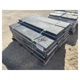 17ct 12"X48" Textured Dark Gray Stone