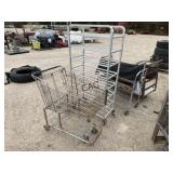 Lot of Assorted Rolling Carts