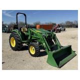 John Deere 4044M 4WD w/JD400E Loader/Bucket
