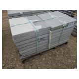 16ct 24"X24" Light Gray Non-Textured Stone