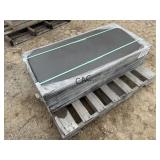 8ct 24"X48" Dark Gray Light Textured Stone