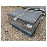 8ct 24"X36" Dark Gray Non-Textured Stone