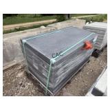 8ct 24"X48" Dark Gray Textured Stone