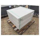 8ct 36"X36" Light Gray Non-Textured Stone