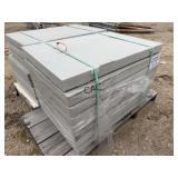 8ct 24"X36" Light Gray Non-Textured Stone
