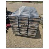 45ct 67"X12" Gravity Roller Conveyor Flow Racking