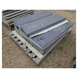 11ct 12"X36" Dark Gray Textured Stone