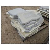 24ct 17"X20" Stepping Stone Light Gray