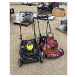 Lot of 2 Push Mowers