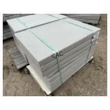 8ct 24"X36" Light Gray Textured Stone