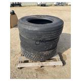 Lot of 3 Tires 295/75R22.5