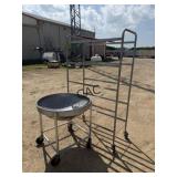 Rolling Tray Rack and Cart