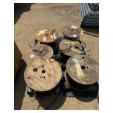 Lot of Assorted Cable Spools