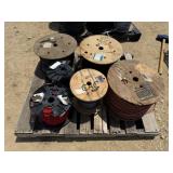 Lot of Assorted Cable Spools