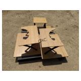 Lot of Wooden Display Stands